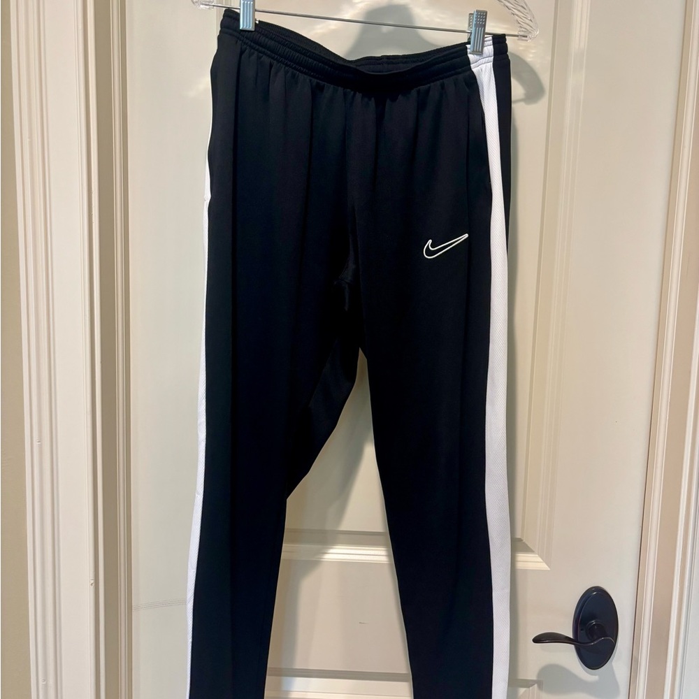 Women’s Nike Black and White Dri Fit Athletic Pants